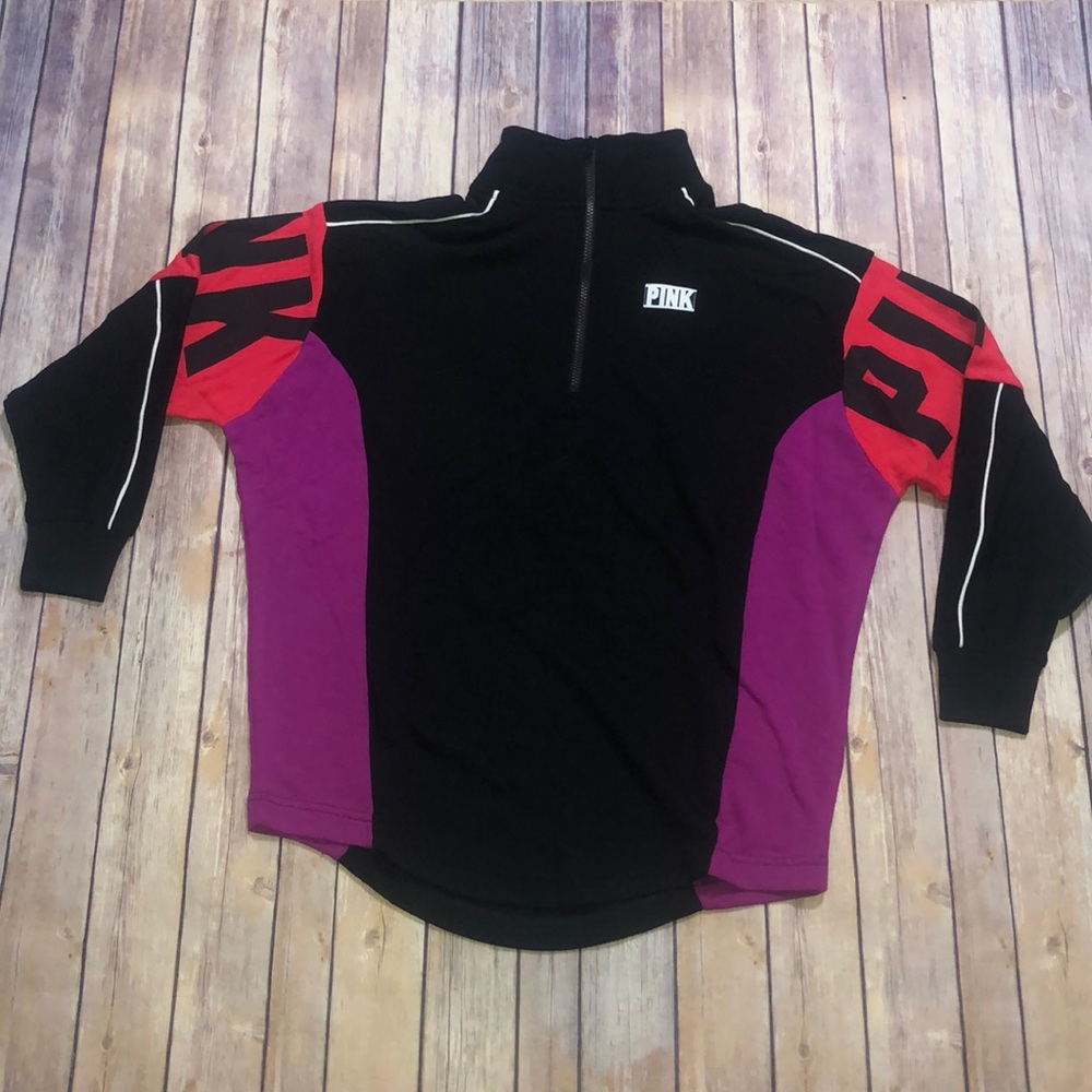 Pink Victoria Secret Quarter Zip